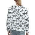 thumbnail image 7 of Lsque Cow With Fresh Milk Pattern Casual Women's Hoodie,Hooded Sweatshirt with Kangaroo Pocket,Pullover Hoodie with Eye-catching Drawstrings-Large, 7 of 7
