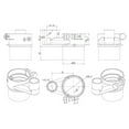 thumbnail image 3 of CNC Spindle Brush VacuumCleaner EngravingMachine Dust Collector Cover 52/65/80mm, 3 of 11