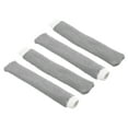 thumbnail image 1 of Unique Bargains Anti Skid Sweatband Nylon Badminton Racket Towel Grip Tennis Racquet Overgrip Light Grey 4 Pack, 1 of 6