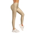 thumbnail image 2 of Outfmvch Compression Leggings for Women Push Up Yoga Sport Pants Butt Lift Yoga Workout Pants 3d Compression Yoga Pants Cellulite Leggings for Women A1 Khaki S-XL, 2 of 7