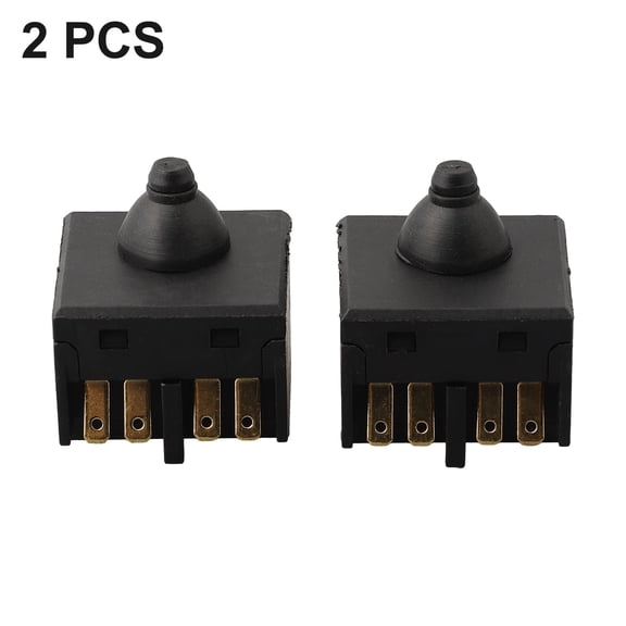 2 Pcs Replacement Push Button Switch for Angle Grinder 100 Polisher Accessory