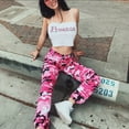 thumbnail image 4 of Fashin Womens Camo Cargo Trousers Casual Pants Military Army Combat Camouflage Jeans, 4 of 5