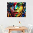 thumbnail image 2 of Canvas Eduardo Kobra African Graffiti Wall Home Decor, 2 of 6