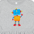 thumbnail image 4 of Inktastic Cute Robot, Colorful Robot, Funny Robot, Robotics Girls Toddler Dress, 4 of 5