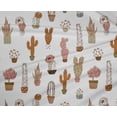 thumbnail image 5 of oneOone Polyester Lycra Orange Fabric Cactus Fabric For Sewing Printed Craft Fabric By The Yard 56 Inch Wide, 5 of 5