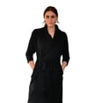 thumbnail image 4 of USBD Post Mastectomy Robe With Inside Drain Pockets Women Recovery Bathrobe (Black,Small), 4 of 9