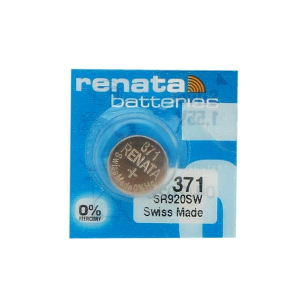 25 x 370 / SR920W Renata Oxyde d'Argent Bouton Batteries