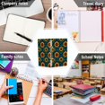 thumbnail image 6 of FORMRS 1-Subject Spiral Notebook 8" x 5" College Ruled 60 Refillable Sheet A5 Hard Cover, 2 Pack, Blue Art Sunflowers, 6 of 7