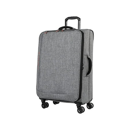 Swiss Mobility YYZ Polyester 4-Wheel Spinner Luggage, Charcoal (SLG2124SM-CHARCOAL)