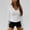 White, variant on Vinsonshop Women's Lightweight Zip Up Hoodie Drawstring Long Sleeve Cropped Jacket (S-XXL)