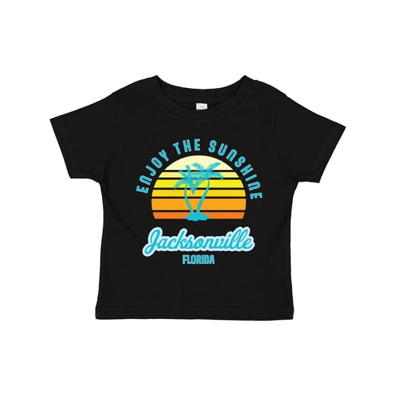 Inktastic Summer Enjoy the Sunshine Jacksonville Florida in Blue Boys or Girls Toddler T-Shirt