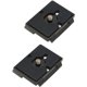 thumbnail image 1 of Placa de liberación rápida para trípode, placa de liberación rápida apta para cabezal de trípode de cámara Manfrotto 200Pl-14 Rc2 (paquete de 2), color negro, 1 of 1