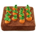 thumbnail image 1 of Juguetes Interactivos para Perros, Alfombrilla Zanahoria para Perros, Juguetes Rompecabezas Peluche 2 en 1, Juegos AlimentacióN para Nariz para Aliviar el EstréS de las Mascotas, 1 of 8