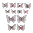 thumbnail image 3 of PVC Refrigerator Magnet Gold Butterfly Magnetic Sticker for Decoration 12Pcs, 3 of 5