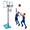 Blue, variant on 5.6–7ft Adjustable Portable Basketball Hoop with Rolling Wheels, Fillable Base Kids Youth Basketball Goal for Indoor Outdoor Backyard Use
