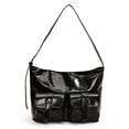 thumbnail image 1 of Bolso Bandolera Mujer Cuero PU Con Múltiples Bolsillos Sólido para Viajes, 1 of 9