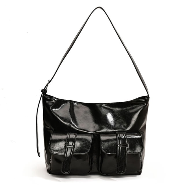 Bolso Bandolera Mujer Cuero PU Con Múltiples Bolsillos Sólido para Viajes