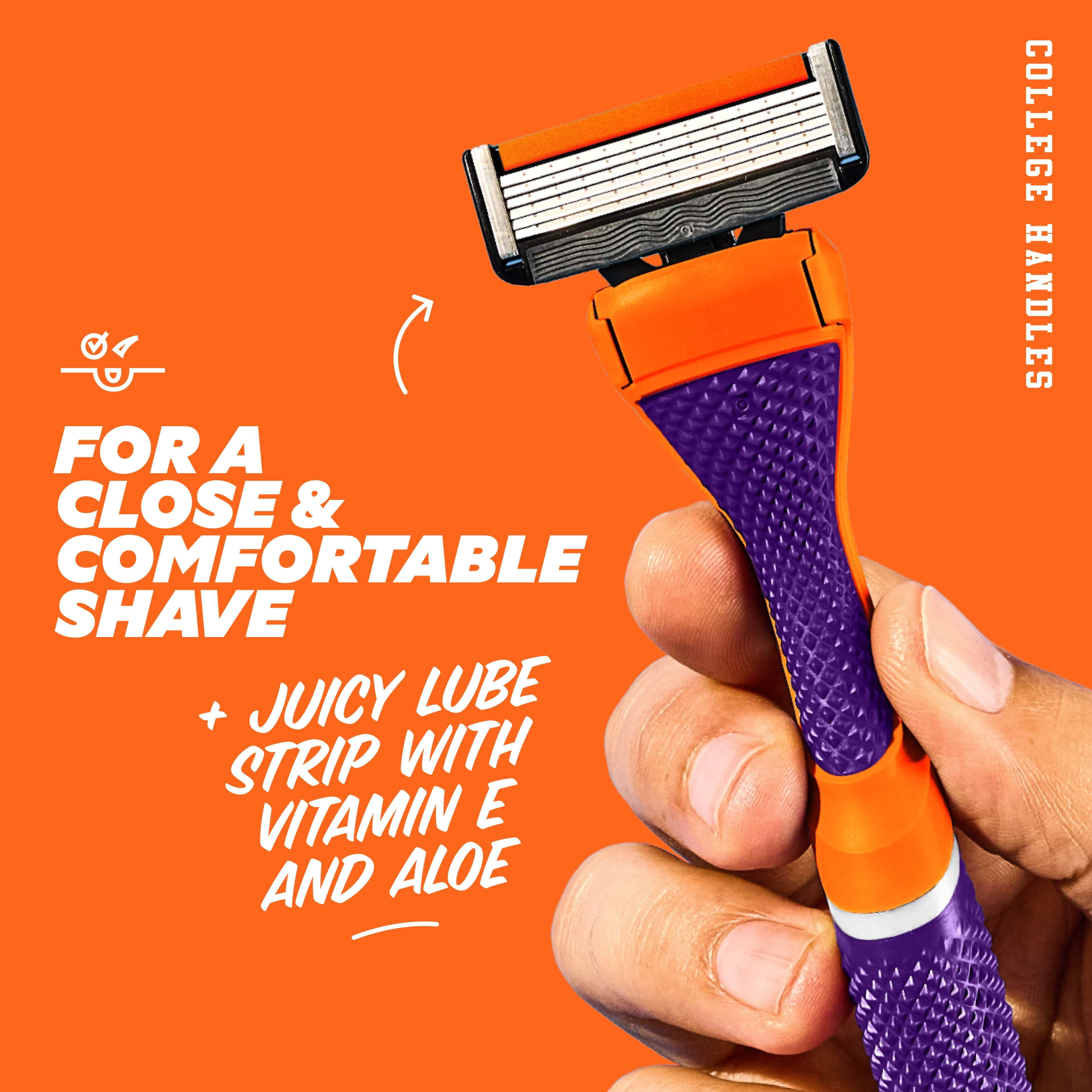 Dollar Shave Club Clemson 6-Blade Razor Starter Set