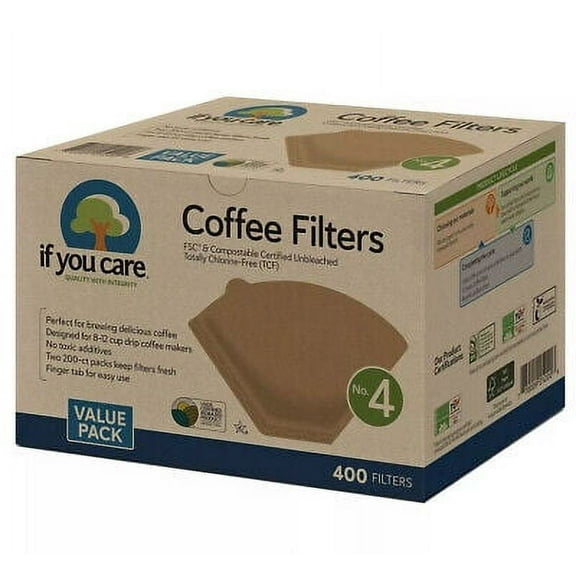 If You Care 4 Unbleached Coffee Filter (400 ct.)