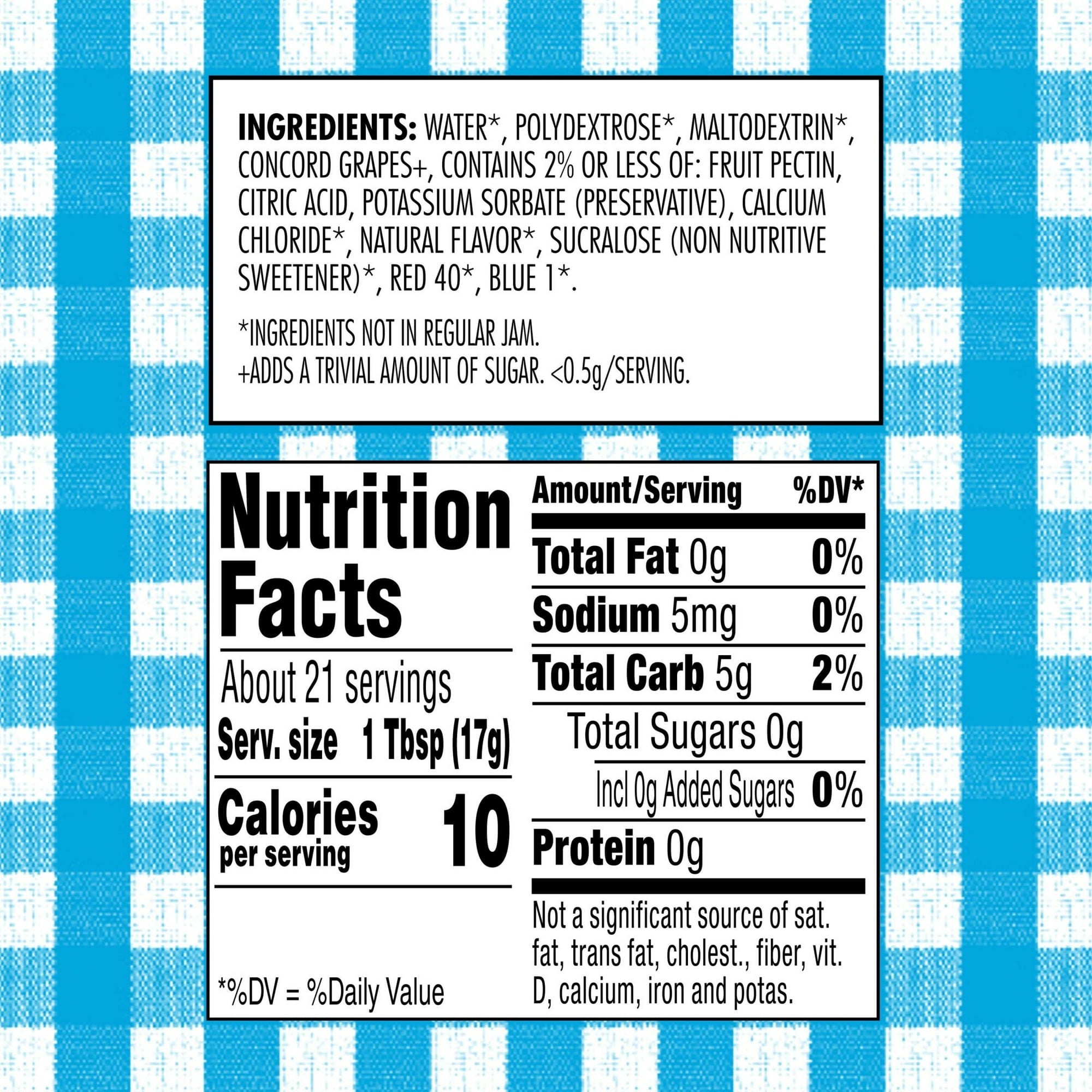 Smucker's Sugar Free Concord Grape Jam, 12.75 oz