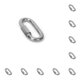 thumbnail image 3 of Naiovety Llavero con hebilla en forma de D, tornillo de liberación rápida, mosquetón de bloqueo, conector de cadena de viaje para acampar, M3 10Conjunto, 3 of 6
