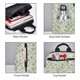 thumbnail image 3 of Disketp Green Rabbit Mochila Ligera e Impermeable, Mochila de Día Resistente para Viajes, Senderismo y Uso Diario para Hombre y Mujer, 3 of 7