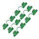 thumbnail image 3 of 50Pcs Greenhouse Clamp PE Plastic 2 Head Plant Film Clamp Soil Sheet Clip for Horticulture 16mm / 0.63in, 3 of 5