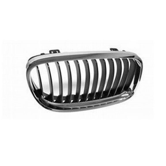 KAI New Standard Replacement Passenger Side Grille, Fits 2009-2011 BMW 3 Series Sedan