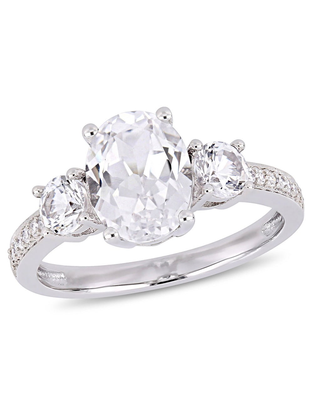 created white sapphire rings created white sapphire rings