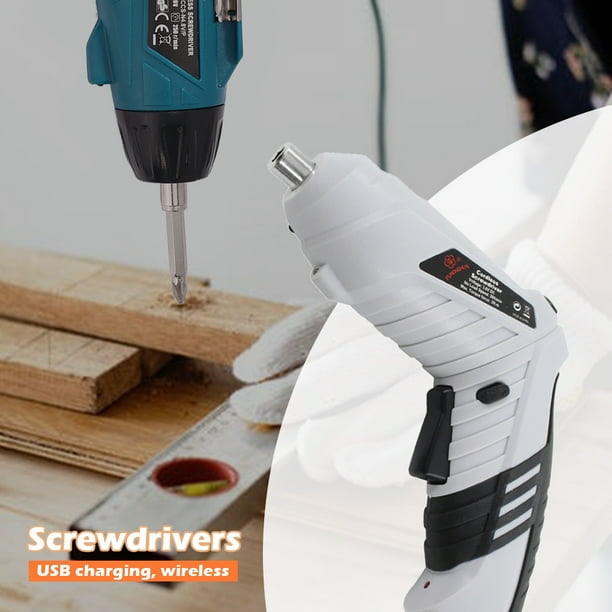 Mini outlet screwdriver drill