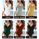 thumbnail image 3 of Traje de baño de una pieza para mujer con volantes y cuello en V profundo sin espalda Abanopi Traje de baño, 3 of 7