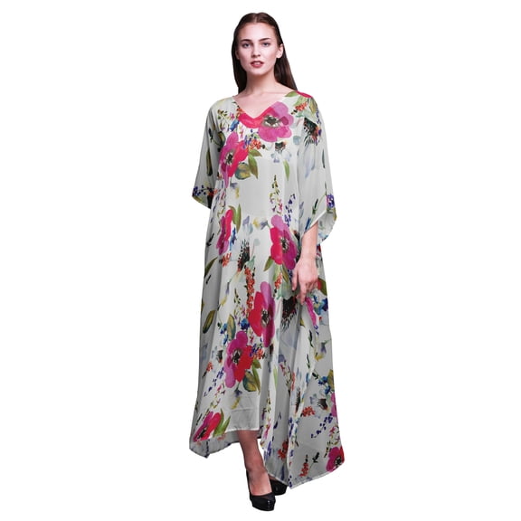 Bimba Long Caftan Maxi Dress Beach Swimwear Cover up WomensÃ‚Â Kaftan