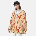 thumbnail image 3 of Gaeub Cute Foxes Men's and Women's UPF 50+ Long-Sleeved Sun Protection Clothing, Fishing Shirt Long Sleeve Zip-X-Large, 3 of 7