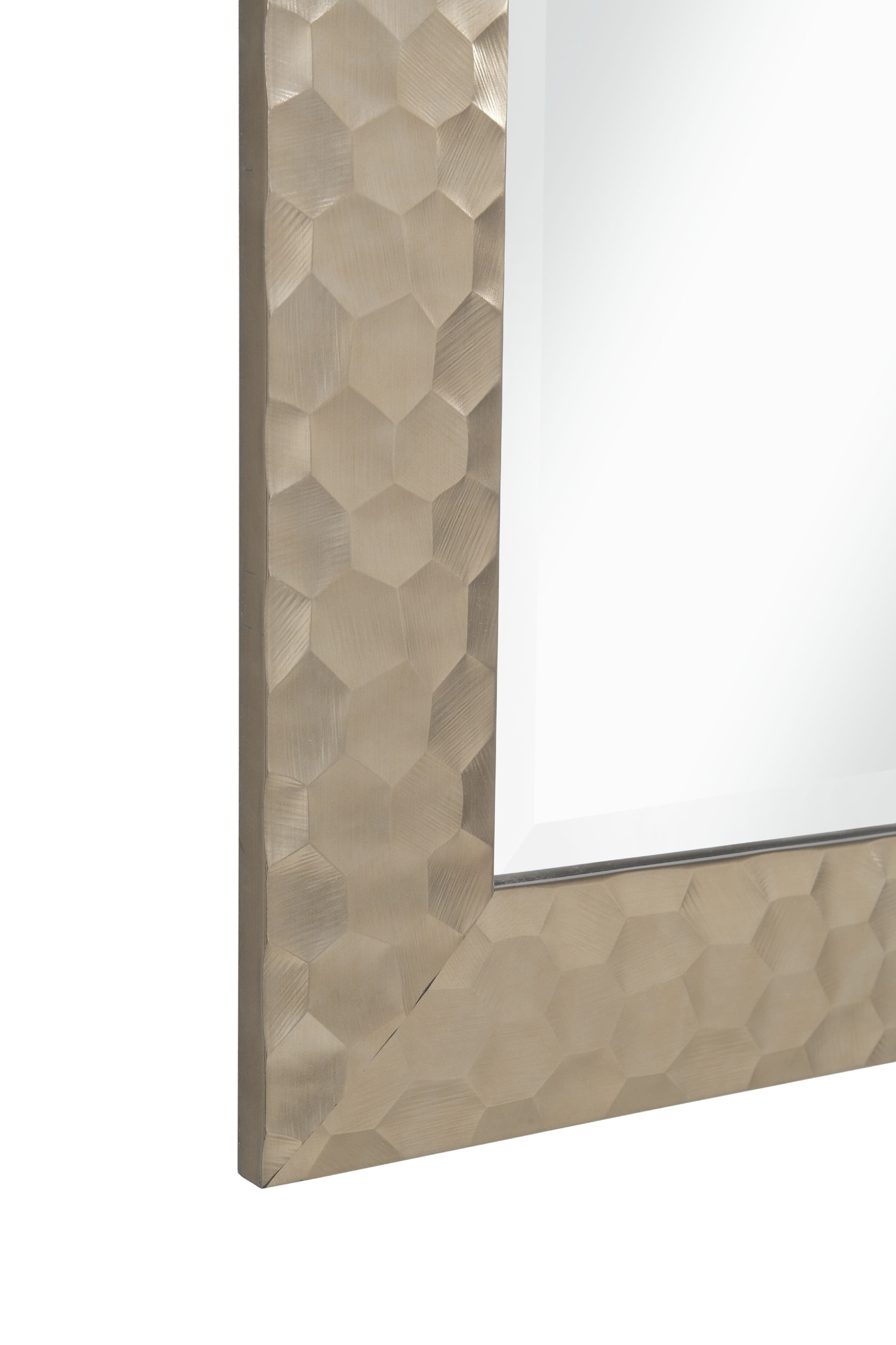 Full Length Leaner Mirror Glam Metallic Bronze 64" x 30" by Martin Svensson Home