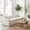 Cream, variant on Hosnnlie Compressible Cloud Sofa Olive Green, 360° Rounded Corners, High-Elasticity Foam Anti-Slip Base, for Small Apartment Living Room