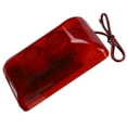 12V 15W Wired Strobe Siren Sound Alarm Strobe Flashing Red Light Sound