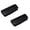 Black*2, variant on 1 Pcs PU Leather Eyeglass Case, Portable Waist PU Leather Eye Glasses, Sunglasses Box Case Sunglasses Case Wearing on Belt Cases