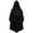 Black, variant on TiaoBug Unisex Kids Hooded Capes High-Low Long Cloak with Hood for Halloween Party Dress Up Black 8-10