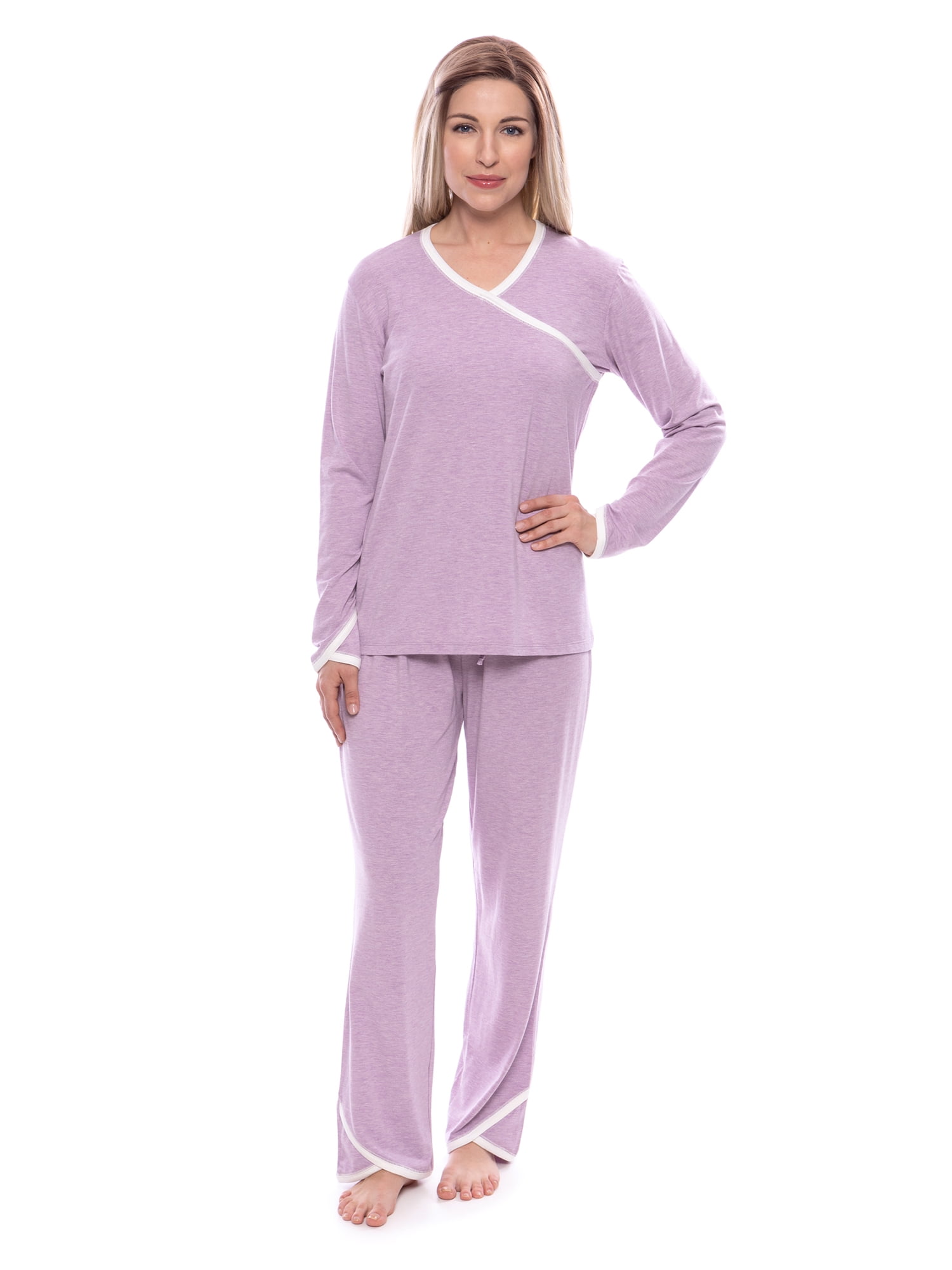 Women's FauxWrap Pajama Set Luxury Sleepwear for Her by Texere
