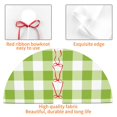 thumbnail image 4 of Sikiie White Green Plaid 30-48 inches {designName} Print Christmas Tree Skirt Snowman Xmas Tree Skirt with Edge Christmas Decorations for Holiday Party30", 4 of 7