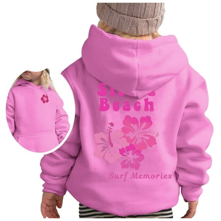 

Xiulive Girl S Hoodie Long Sleeve Soft Sweatshirt Graphic Hoody Kids Cute Pullovers Top Clothes For Girls Cozy Soft Clothes