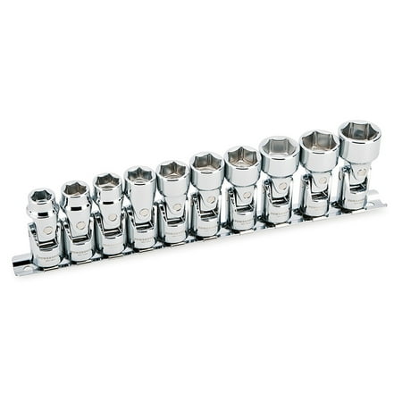 

Powerbuilt 10 Piece 3/8 Inch Drive Metric Universal 6 Point Socket Set - 641715