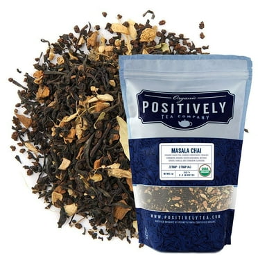 Positively Tea's Organic Masala Chai Black Tea, Loose Leaf, 1 Pound Bag