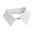 thumbnail image 1 of Collares falsos, elegantes collares de PU para mujeres, vestidos, blusas y niñas. Blanco, 1 of 9