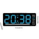 thumbnail image 3 of Reloj electrónico para muebles de oficina en casa, reloj despertador digital multifuncional, reloj LED con pantalla de fecha y temperatura, reloj electrónico, 3 of 6