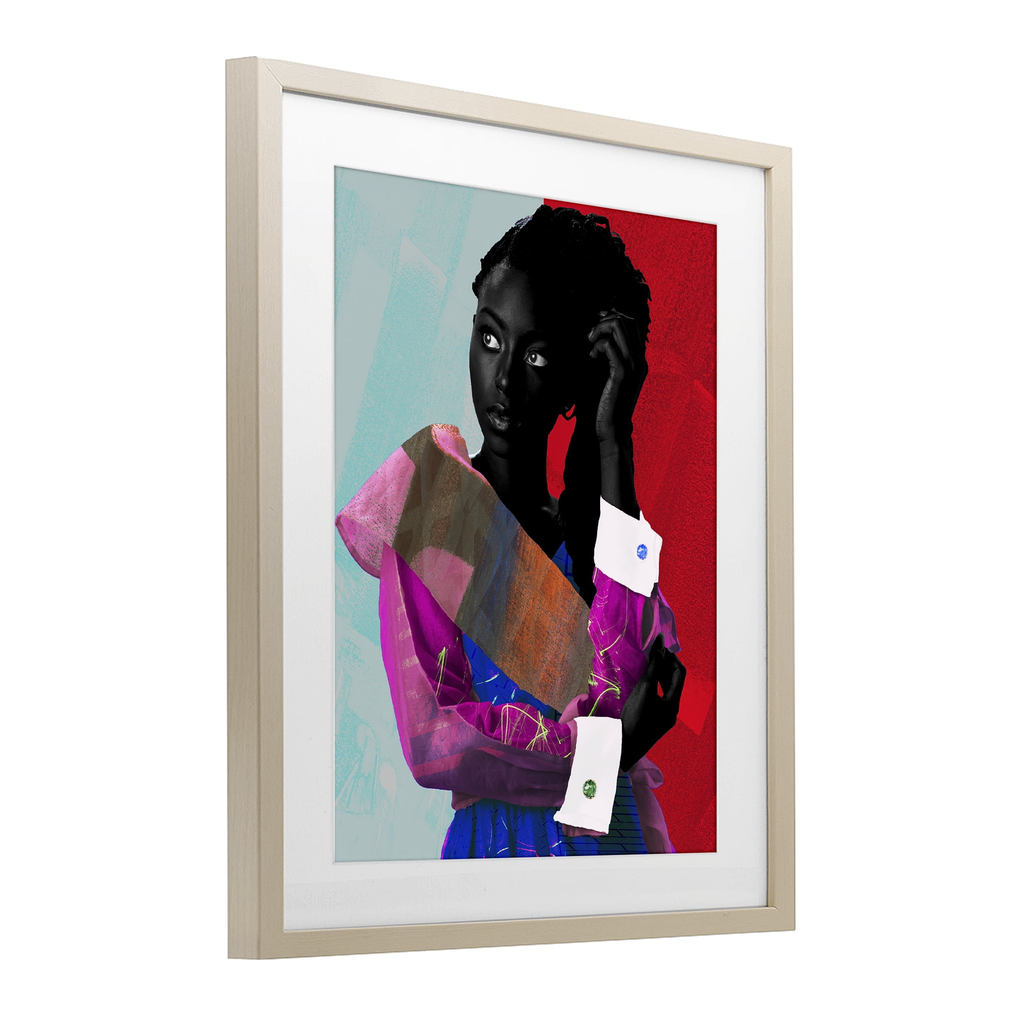Stupell Industries New York Fashion Style Birch Framed Print Under Glass, design by NUMA Art