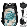 thumbnail image 3 of Balery Watercolor Sea Turtle Mochila con carga USB para hombre y mujer - Mochila impermeable y antirrobo para laptop con puerto USB para viajes, trabajo, 3 of 7
