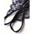 thumbnail image 5 of Tangas de encaje floral, bragas transparentes con entrepierna abierta y ribete festoneado, lencería y ropa interior sexy para mujer, 5 of 5