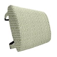 thumbnail image 1 of Abstract Lumbar Pillow, Overlapping Circles in Green and Grey Shades Abstract Symmetric Tile, Soft Back Cushion for Office Chairs with Adjustable Straps, 14" x 13", Green Pale Grey White, by Ambesonne, 1 of 7