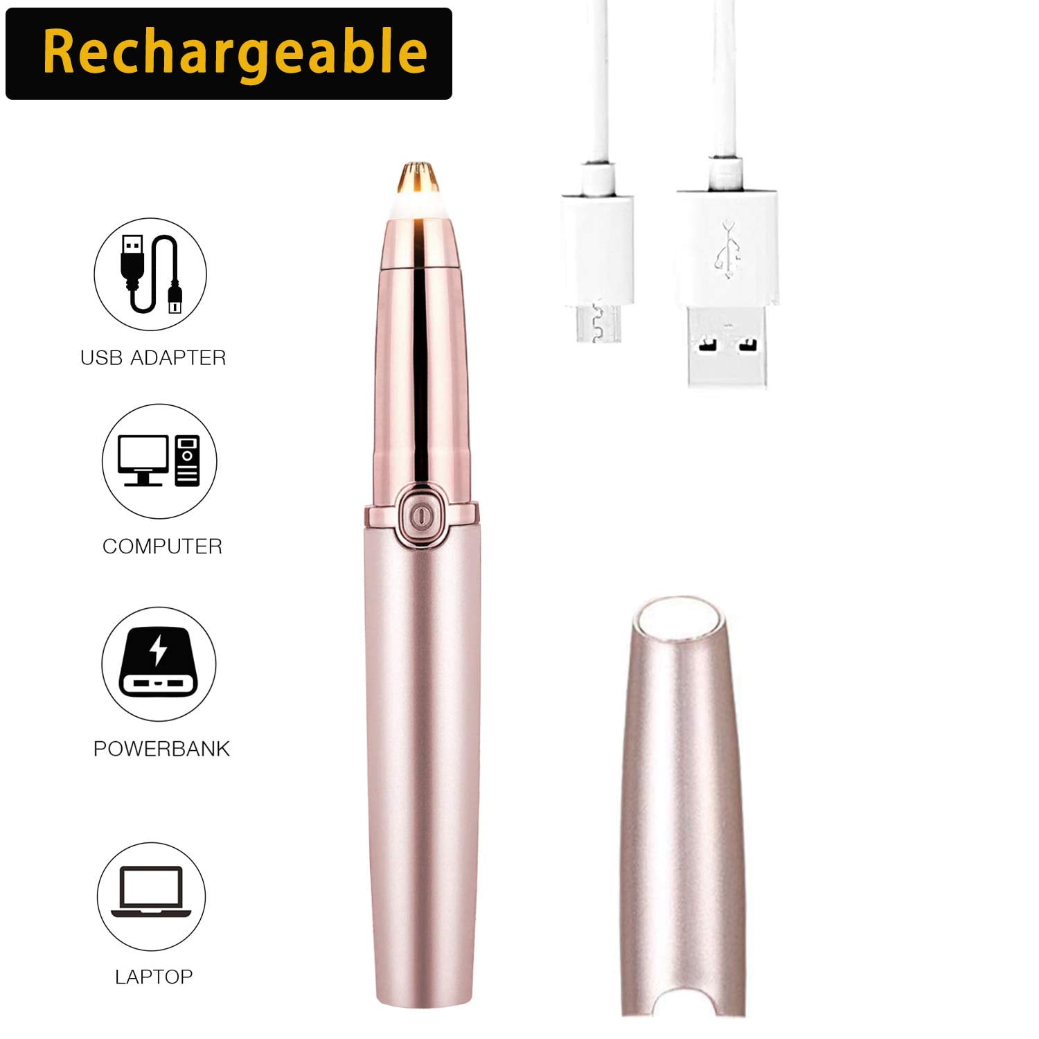 rechargeable eyebrow trimmer